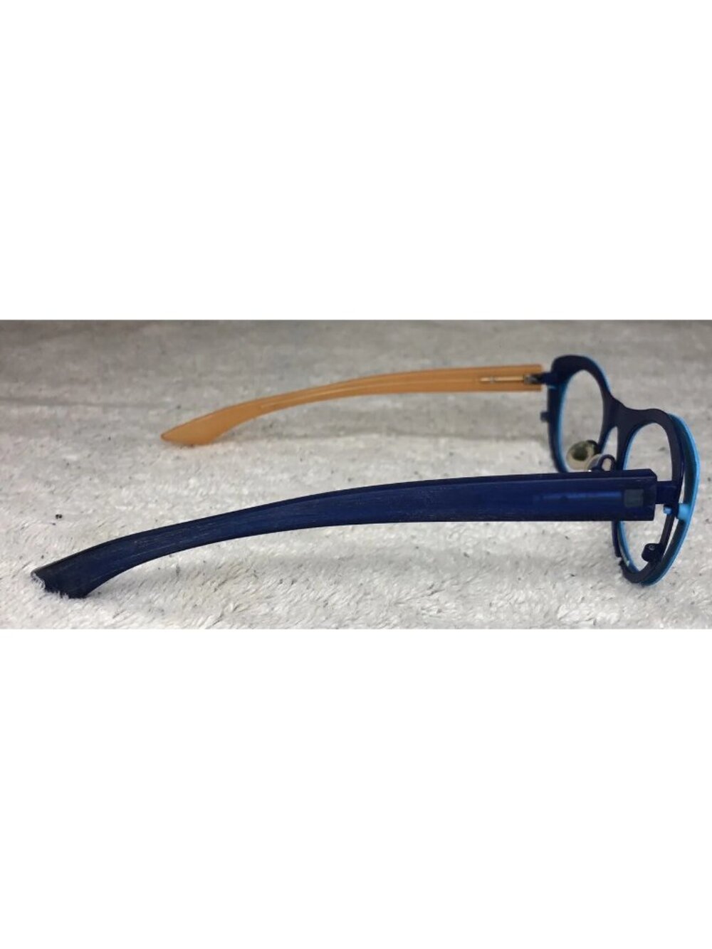 Piero Massaro “Piccolo P.” PP002 185 Blue Children’s Eyeglasses Frames 44-22-135 - Picture 3 of 13